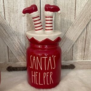 Rae Dunn Santa’s Helper Canister